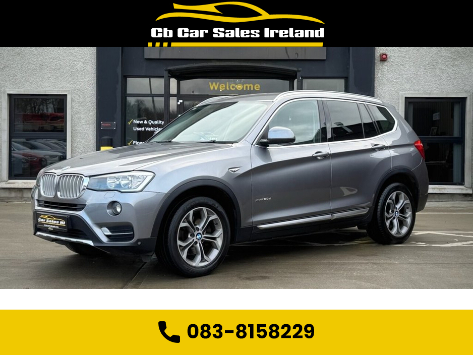 2016 BMW X3 2.0 20d xLine SUV 5dr Diesel Auto xDrive Euro 6 (s/s) (190 ps) PARKING SENSORS + FULL LEATHER INTERIOR + HEATED SEATS €19,400