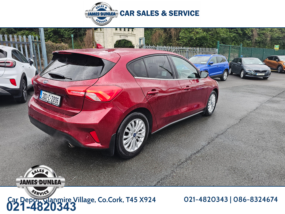 2020 Ford Focus TITANIUM 5DR 1.5 TD 120 BHP €18,750