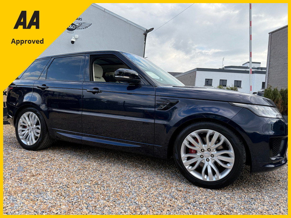 2022 Land Rover Range Rover Sport PRICE INCLUDES VAT ,AUTOBIOGRAPHY DYNAMIC,PANORAMIC SKY LOUNGE ,REVERSE CAMERAS,21 WHEELS WITH RED CALIPERS €66,850