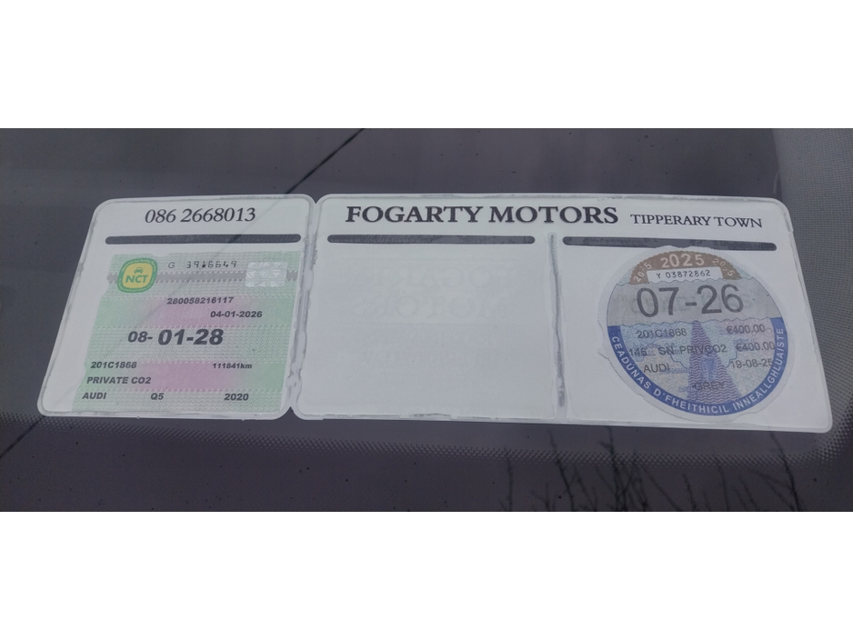 2020 Audi Q5 2.0 TDI 163 QUATTRO S-TRON SE AUTO €34,950