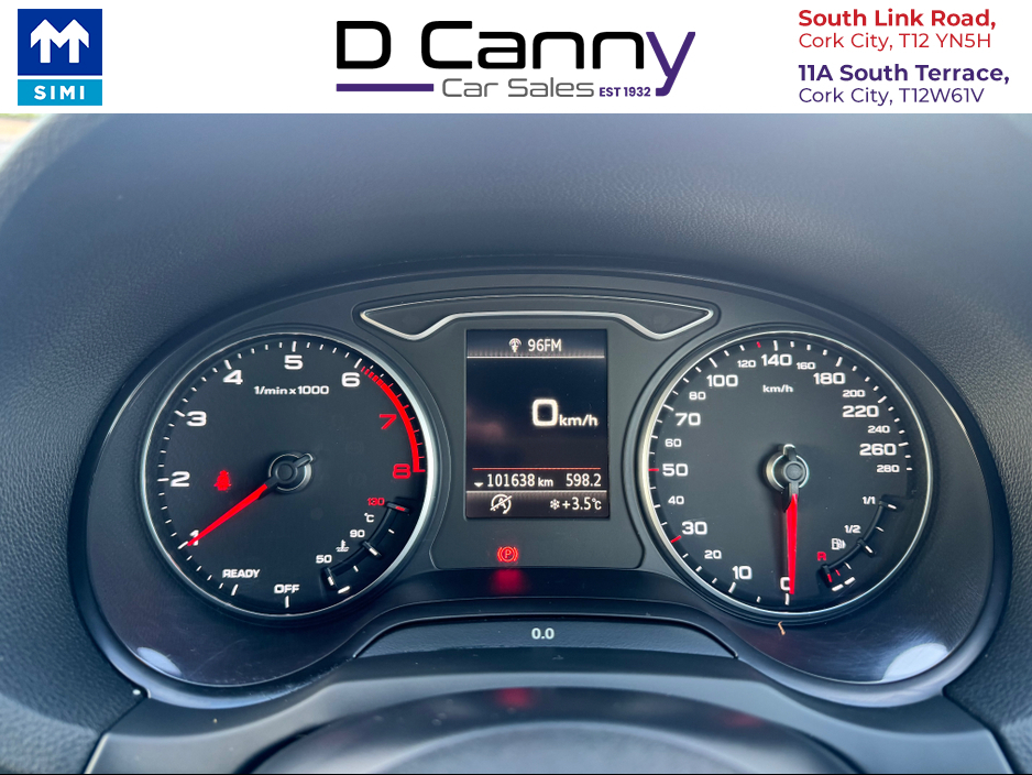 2018 Audi A3 SPORTBACK 1.0 TFSI 115 SE 4DR €19,450