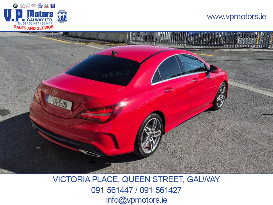 2017 Mercedes-Benz CLA Class AMG SPORT LINE,HALF LEATHER,LOW KM, AUTOMATIC €19,500