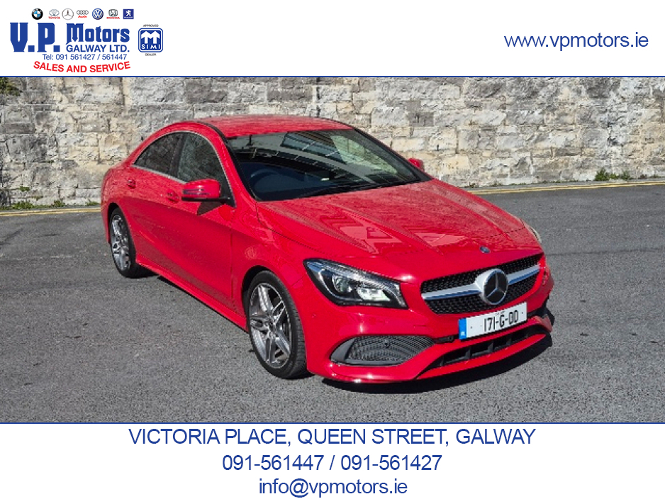 2017 Mercedes-Benz CLA Class AMG SPORT LINE,HALF LEATHER,LOW KM, AUTOMATIC €19,500