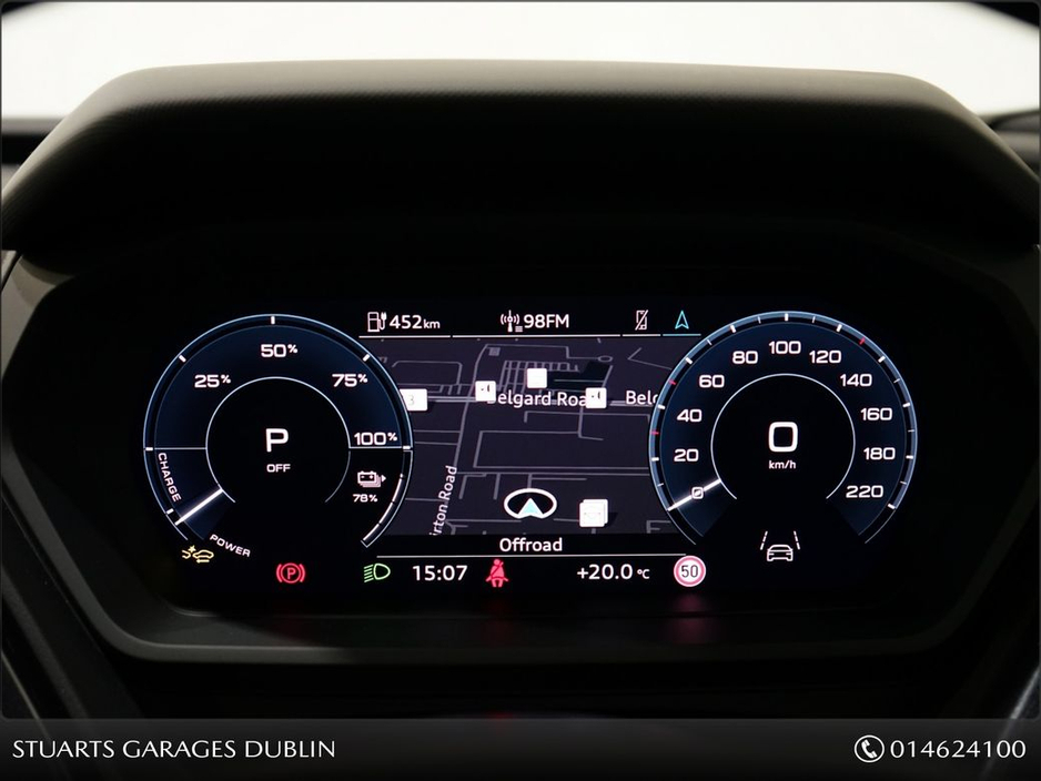 2025 Audi Q4 e-tron S/LINE SPORTBACK 45 – BIGGER BATTERY* Q4 E-TRON SLINE SUV: TYPHOON GREY METALLIC WITH FULL BLACK LEATHER, 20” ALLOYS, HEATED SEATS, REVERSING CAMERA €49,945