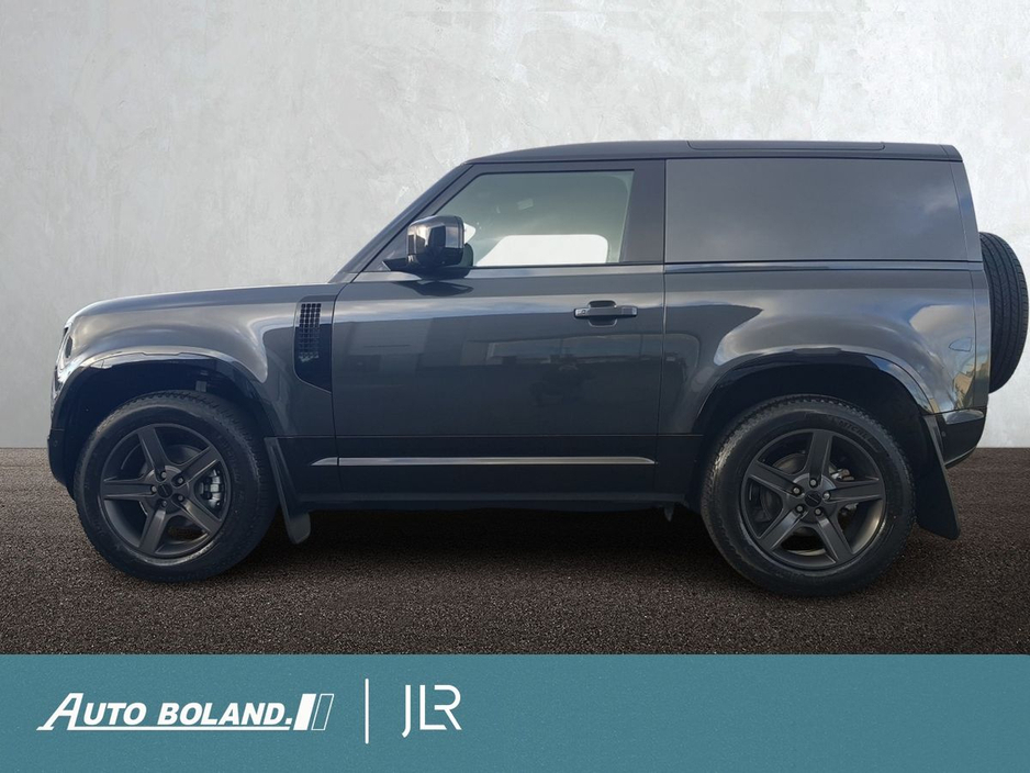 2026 Land Rover Defender * In stock for immediate delivery * X-Dynamic SE 3 Seat D250 Hardtop 90 - 20" Satin Grey Alloy Wheel, Keyless Entry, 360 3D Surround Camera, Air Suspension, Clear Sight Camera €80,450