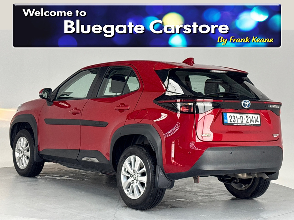 2023 Toyota Yaris CR LUNA**TOUCHSCREEN BLUETOOTH MEDIA**SEMI DIGITAL DASH**REVERSE CAMERA**PARKING SENSORS**MULTIFUNCTIONAL STEERING WHEEL**CRUISE CONTROL**KEYLESS START*8AUTO LIGHTS**AUTO WIPERS**ISOFIX** €26,795