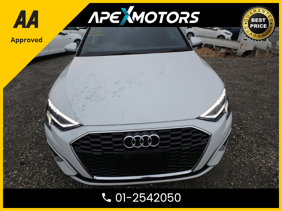 2022 Audi A3 FINANCE ARRANGED * 1.0 4Dr SALOON  * NEW NCT APR-26 * STAMPED SERVICE HISTORY * AA APPROVED * 101 SAFETY CHECKLIST * AUTOMATIC (DSG) * IMMACULATE * HEATED SEATS * COLOUR REVERSE CAMERA * TOP-SPEC €30,949