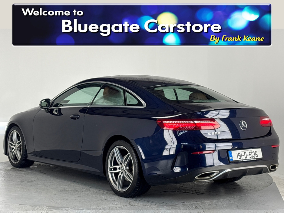 2019 Mercedes-Benz E Class 200 COUPE AMG SPORT 2DR**BROWN LEATHER INTERIOR**FRONT HEATED ELECTRIC SEATS**DIGITAL MEDIA DISPLAY**DYNAMIC DRIVE MODES**REVERSE CAMERA**PARKING SENSORS**DUAL CLIMATE CONTROL**AMBIENT LIGHTING** €32,995