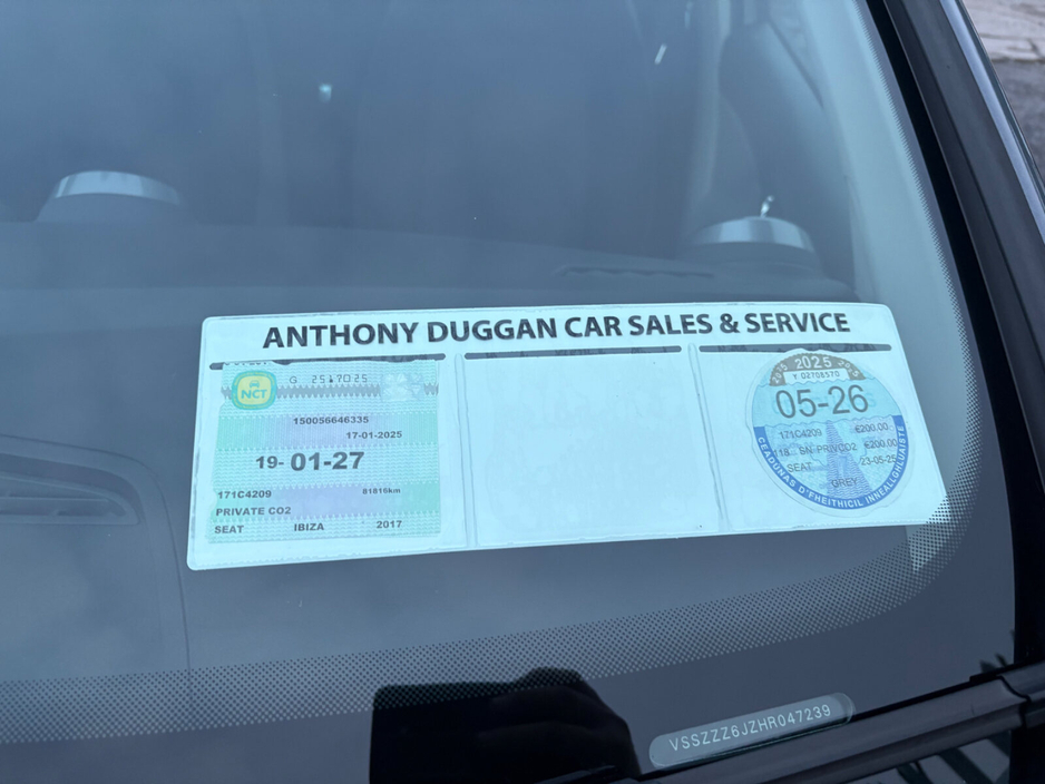 2017 SEAT Ibiza SC 1.0MPI 75HP S €11,950