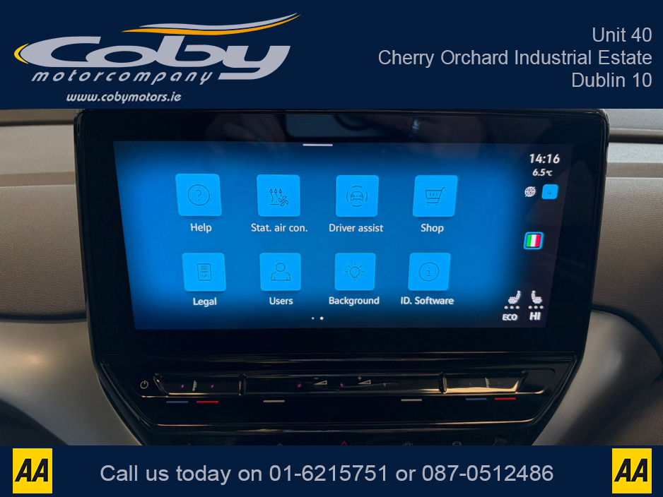 2022 Volkswagen ID.4 PRO 150 KW FAMILY 77KWH 204BHP PR PROPERF AUTO. 2Keys, 1/2 Leather, Full Electrics, Sat Nav, Dual Climate Control, Heated Seats, Cruise Control, Revers Cam, Parking Sensors, Handsfree, & more. €27,950