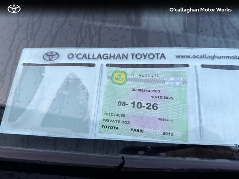 2015 Toyota Yaris ICON CVT 5DR AUTO 1.5 VVT-I 98BHP €12,950