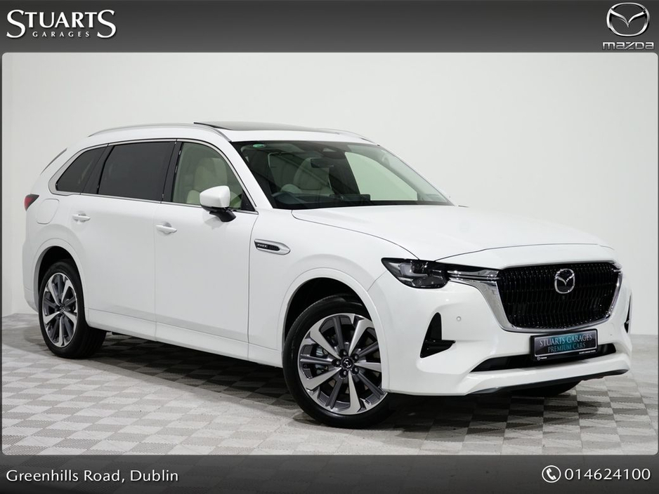 2026 Mazda CX-80 2 5L E Skyactiv Phev 327ps TAKUMI PLUS, DEMO SPECIAL SAVE €8, 135 OFF NEW*WHITE LEATHER SEAT W/ SEAT VENTILATION W/ SEAT HEATER, 20 INCH ALLOYS, PANOR €64,945