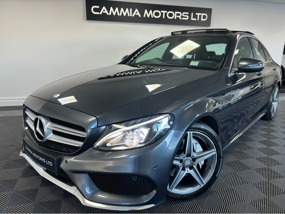 2016 Mercedes-Benz C Class MERCEDES BENZ C CLASS AMG LINE PREMIUM 4DR AUTO*PANORAMIC SUNROOF*HEATED BLACK LEATHER ELECTRIC MEMORY ADJUSTABLE SEATS*REVERSE CAMERA*ELECTRIC TAILGATE*KEYLESS ENTRY & START*FINANCE AVAILABLE* €18,950