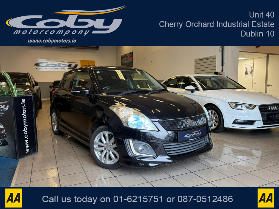 2014 Suzuki Swift 1.2 RS Model 5DR AUTO. Immaculate Car, New NCT done before collection, Touch Screen Radio, Air Con, Full Electrics, Stop/Start Button, Mirror Link, Sat Nav, and more. €8,950