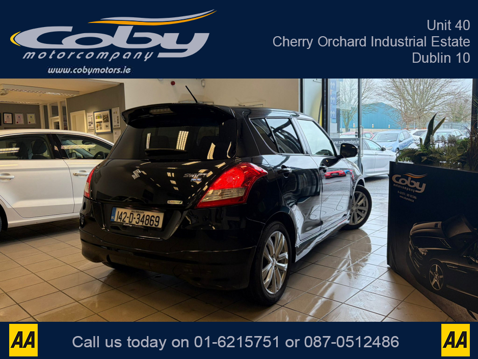 2014 Suzuki Swift 1.2 RS Model 5DR AUTO. Immaculate Car, New NCT done before collection, Touch Screen Radio, Air Con, Full Electrics, Stop/Start Button, Mirror Link, Sat Nav, and more. €8,950