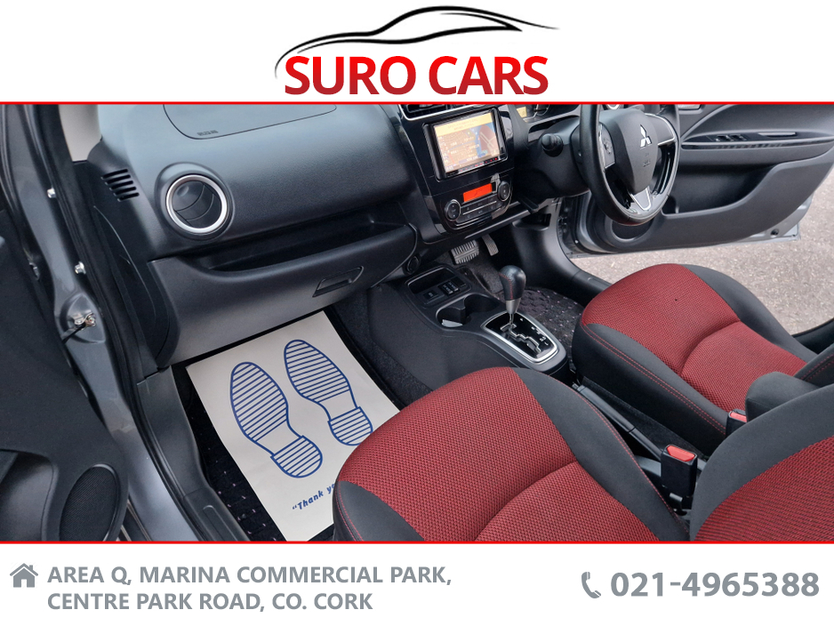 2019 Mitsubishi Mirage 1.2 Petrol Automatic Black Edition €9,890