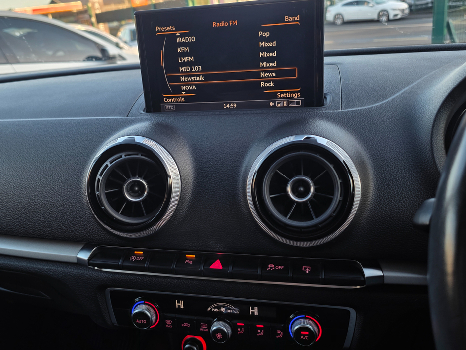 2016 Audi A3 Saloon 1.4 TFSI PRIVACY GLASS CAMERA PARKING SENSORS LOW TAX BAND €16,750