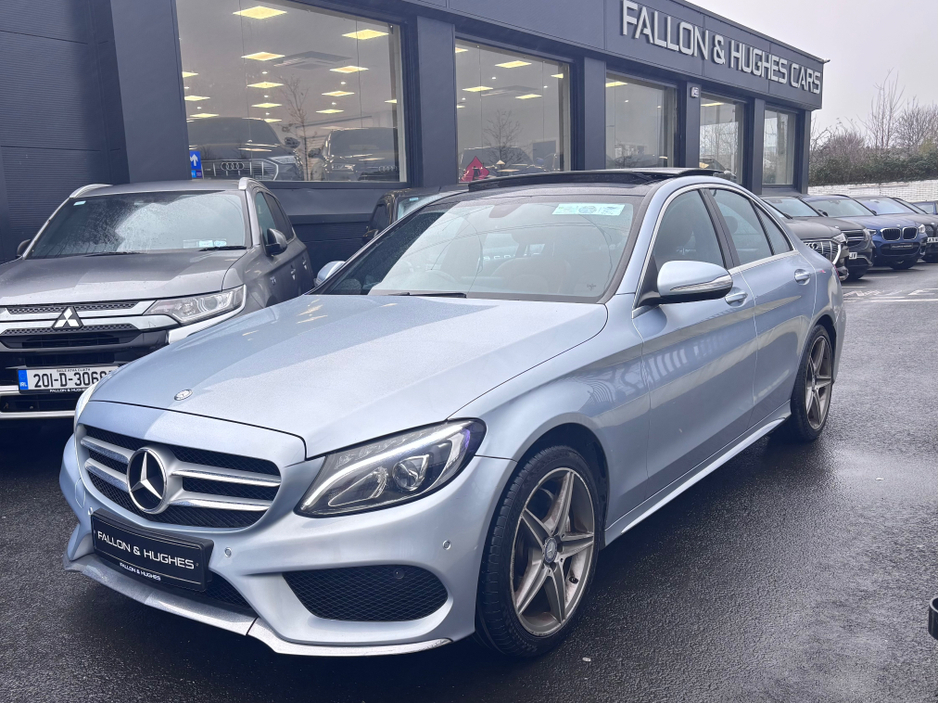 2015 Mercedes-Benz C Class C220d AMG LINE PREMIUM // RED LEATHER // SUNROOF €13,995