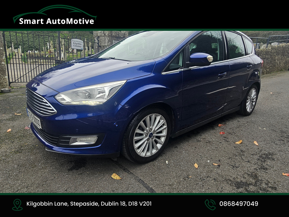 2017 Ford C-Max Titanium 1.5 Tdci Manual * Low Mileage * Only One Previous Owner * Great Condition Throughout * New NCT 02.2028 * Fully Serviced and Professionally Valeted * Top Specification *  6 Months Warranty * €10,950