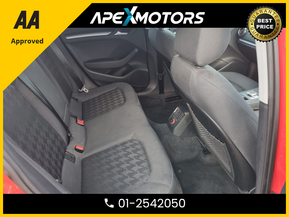 2014 Audi A3 FINANCE ARRANGED * AUTOMATIC (DSG) * NEW NCT DEC-26 * 4-DR SALOON * LOW LOW KMs * AA APPROVED * 101 SAFETY CHECKLIST * 12-MONTH ROADSIDE ASSIST * IMMACULATE * ADAPTIVE CRUISE * LOW TAX * 01-2542050 €12,949