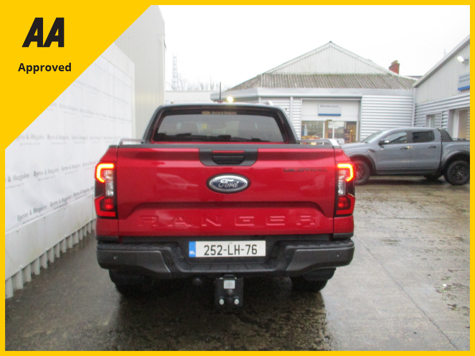 2025 Ford Ranger EX DEMO MODEL WITH ONLY 6000 KMS D/CAB WILDTRAK - 2.0TD AUTOMATIC !! PRICE PLUS VAT €52,000