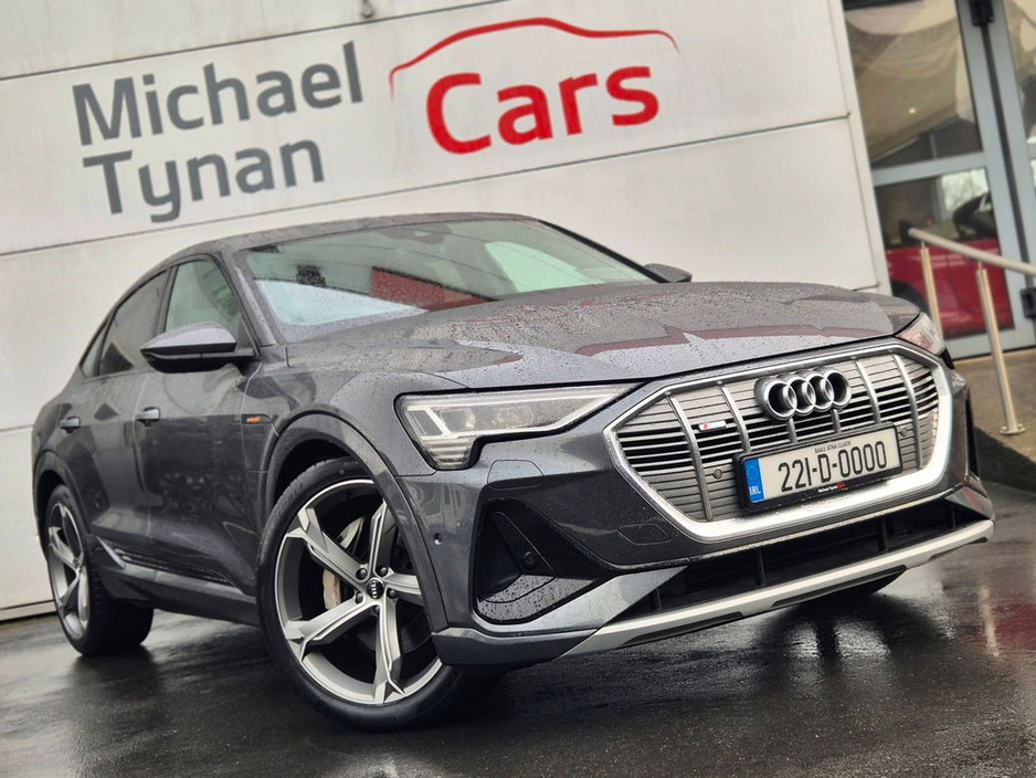 2022 Audi e-tron 55 S Line Sportback Quattro (408bhp) Upgraded 22'' Alloys + Black Edition Styling ( Nov '22 Reg ) Trade in Price €38, 999 €37,999