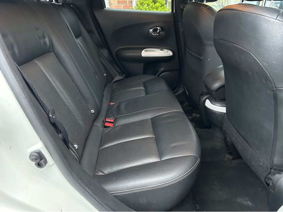 2015 Nissan Juke 1.5 DCI TEKNA SUV in White + Black Detail & Black Leather - Trade-In Welcome - Assured Dealer Warranty & Fully Serviced - €7,950