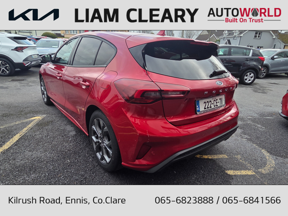 2022 Ford Focus ST-LINE STYLE 5DR 1.0T 12 125 M6 4 €21,995