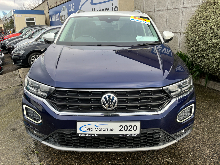 2020 Volkswagen T-Roc STYLE DESIGN AUTOMATIC 2.0 DIESEL //KEYLESS ENTRY//2 TONE PAINT//ADAPTIVE CRUISE CONTROL//REVERSE CAMERA// €23,950
