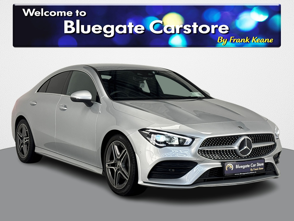 2021 Mercedes-Benz CLA Class 180 AMG LINE PREMIUM**BLACK LEATHER INTERIOR**FRONT HEATED SEATS**AMBIENT LIGHTING**UPGRADED 18"ALLOYS**TOUCH SCREEN MEDIA DISPLAY**REVERSE CAMERA**PARKING SENSORS**APPLE CARPLAY**KEYLESS START** €30,995