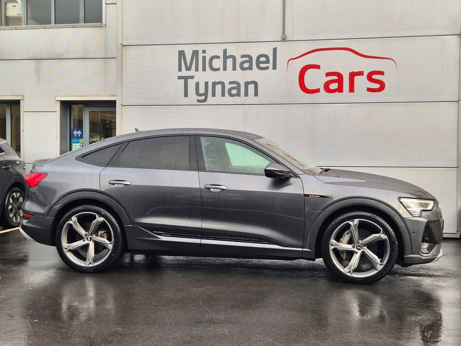 2022 Audi e-tron 55 S Line Sportback Quattro (408bhp) Upgraded 22'' Alloys + Black Edition Styling ( Nov '22 Reg ) Trade in Price €38, 999 €37,999