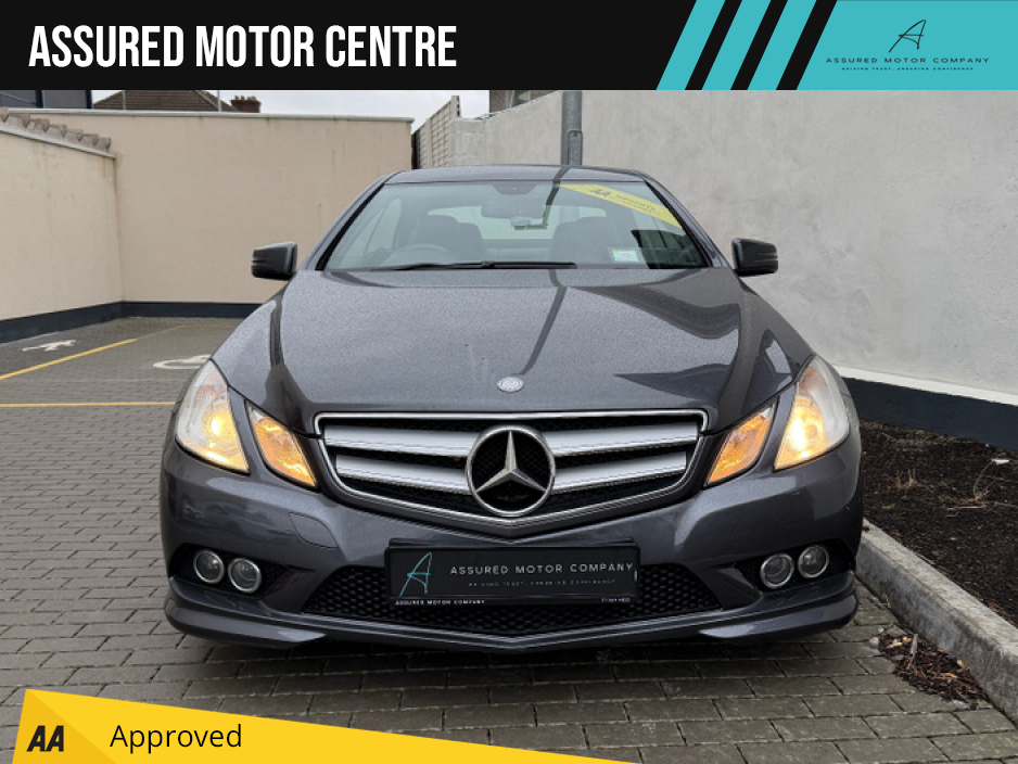 2011 Mercedes-Benz E Class E SERIES CDI AVANTGARDE SPORT 2DR AUTO**FULL BLACK LEATHER INTERIOR**REAR PARKING SENSORS**AMG STYLE ALLOY WHEELS**CRUISE CONTROL**BLUETOOTH**HISTORY CHECKED**FINANCE ARRANGED** €7,995
