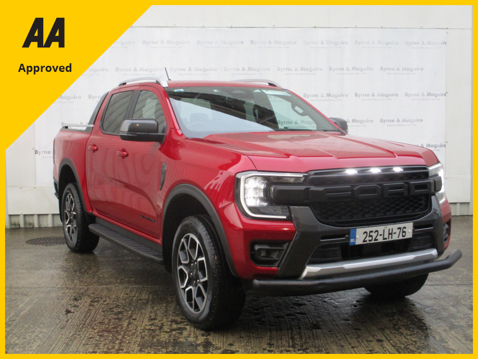 2025 Ford Ranger EX DEMO MODEL WITH ONLY 6000 KMS D/CAB WILDTRAK - 2.0TD AUTOMATIC !! PRICE PLUS VAT €52,000