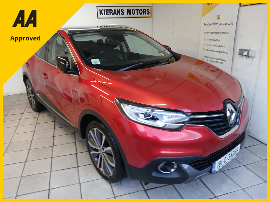 2018 Renault Kadjar 1.5 DCI SIGNATURE NAV : Leather / Suede : Rev Cam / Sat Nav : FINANCE ARRANGED : €14,950