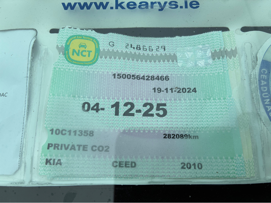 2010 Kia Ceed 1.6 D TX ISG 5DR €1,250