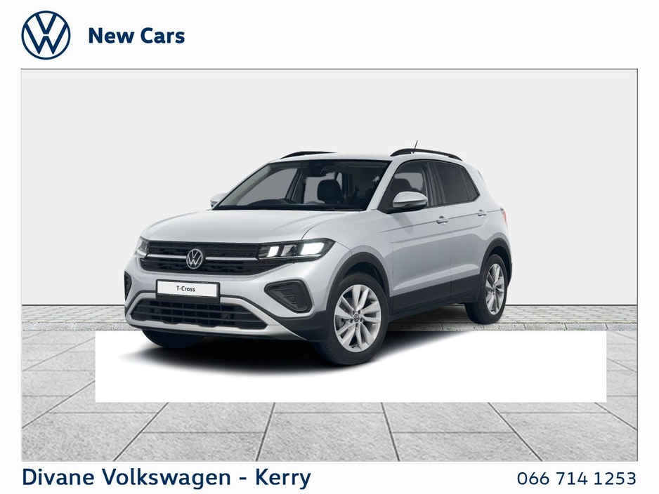 2026 Volkswagen T-Cross EDITION 75 1.0 PETROL 95BHP €34,900