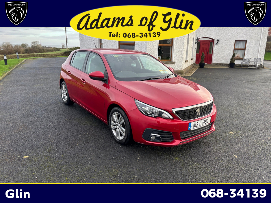2018 Peugeot 308 ACTIVE 1.2 110 4DR €12,950
