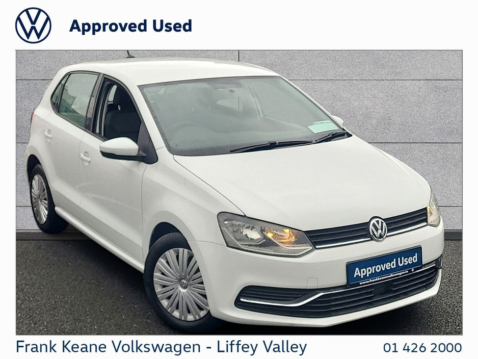 2015 Volkswagen Polo TRENDLINE AUTO 1.2 *REAR VIEW CAMERA* *WHITE* *NEW NCT* *12 MONTHS FRANK KEANE WARRANTY* *FINANCE AVAILABLE* €11,995