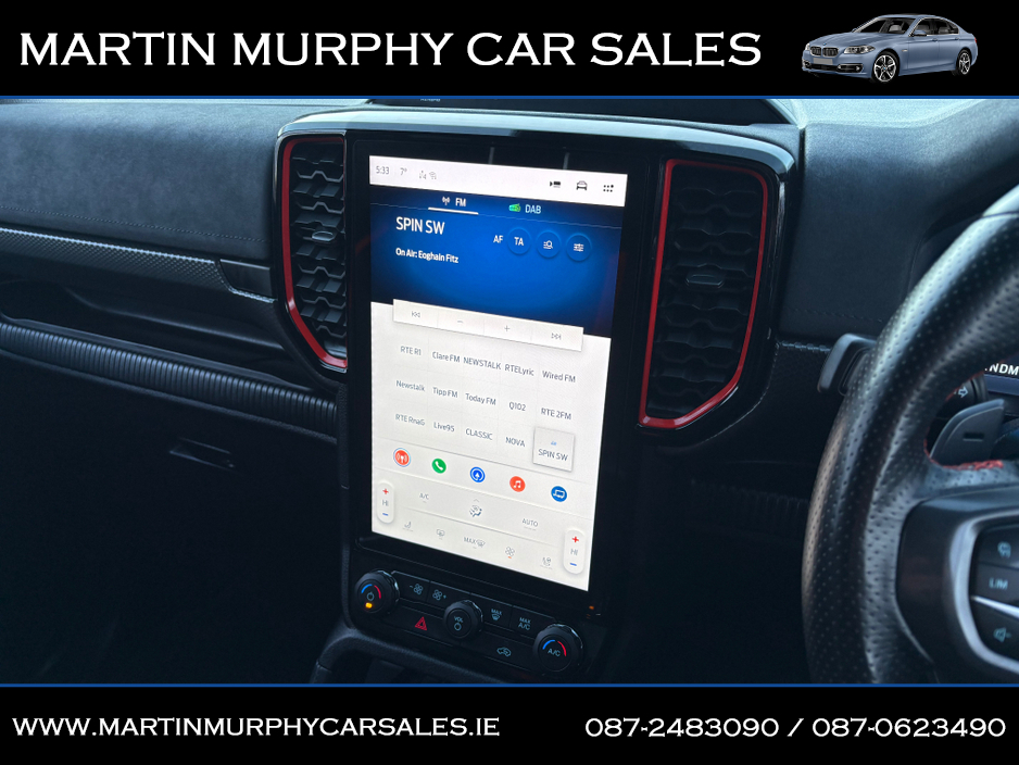 2024 Ford Ranger RAPTOR 2.0 BI-TURBO 210 BHP AUTO €54,950