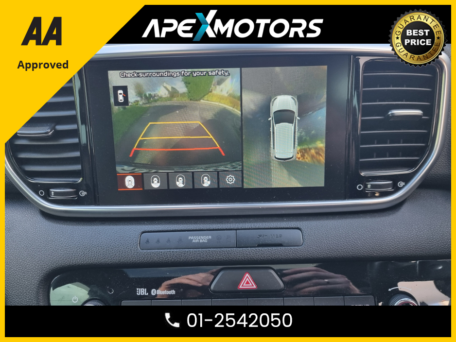 2020 Kia Sportage FINANCE ARRANGED * CRDI GT-LINE S MHEV * NEW NCT DEC-27 * IMMACULATE * 6-STAMPS SERVICE HISTORY * AA APPROVED * 101 SAFETY CHECKLIST * AUTOMATIC (DSG) * HEATED SEATS * COLOUR REVERSE CAMERA * TOP-SPEC €24,949