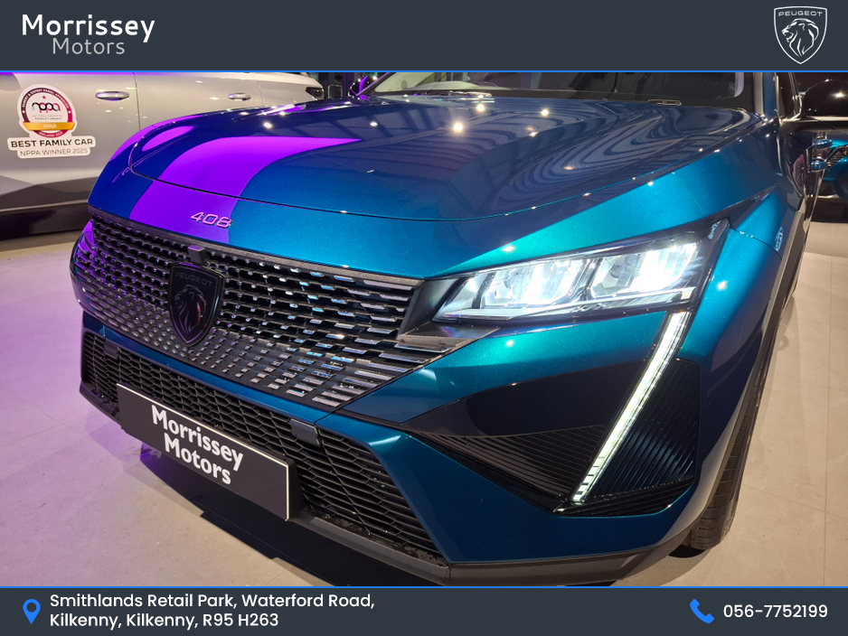 2026 Peugeot 408 HYBRID 145BHP e-DCS6 €40,900