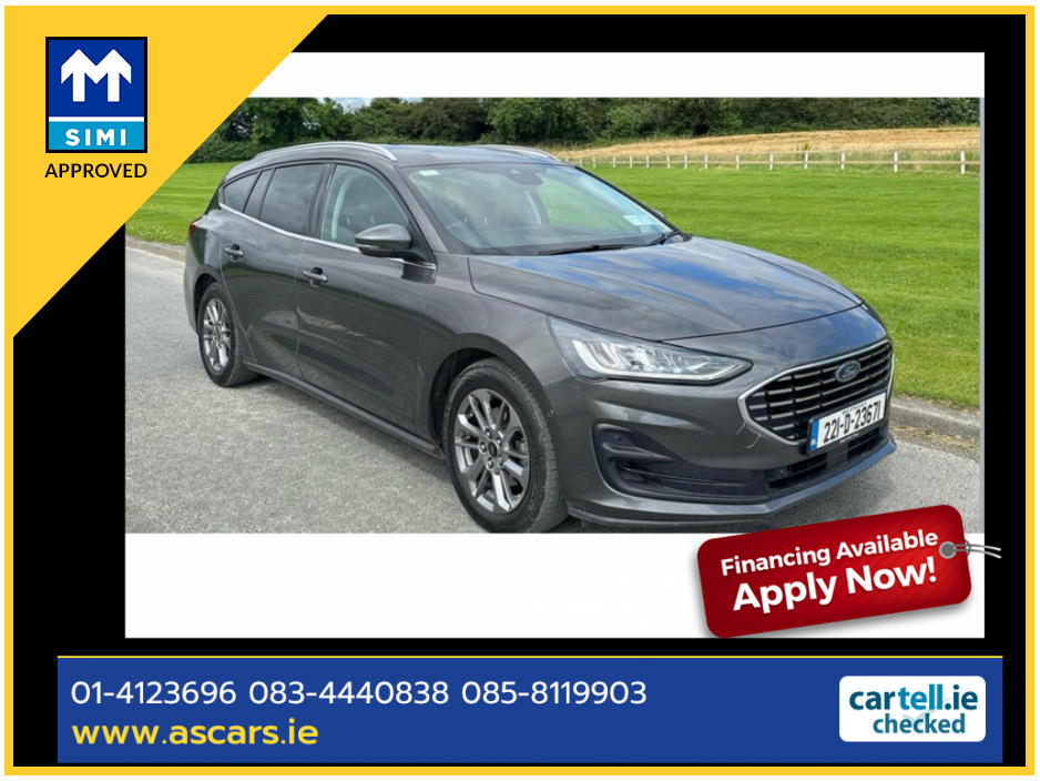 2022 Ford Focus TITANIUM 1.5 AUTOMATIC ** 1 OWNER IRISH CAR ** FLAGSHIP SPEC ** 2 KEYS ** SUPERB EXAMPLE ** €16,995