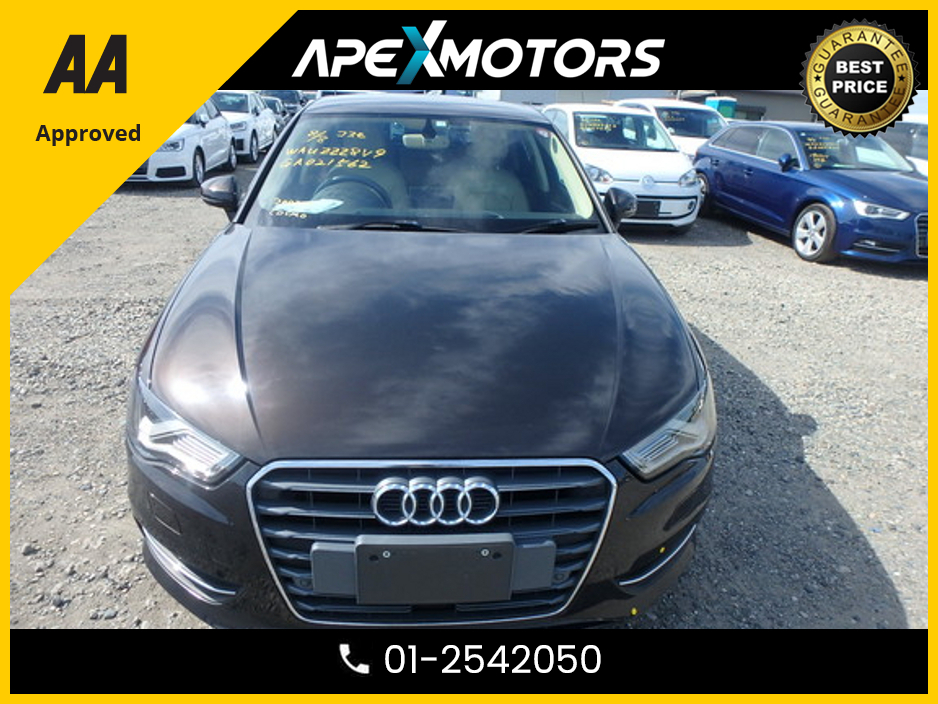 2016 Audi A3 FINANCE ARRANGED * 1.4 PETROL AUTO * NEW NCT DEC-27 * IMMACULATE * CREAM LEATHER INTERIOR * HEATER SEATS  * ELECTRIC SEATS * STAMPED SERVICE HISTORY * AA APPROVED * 101 SAFETY CHECKLIST * AUTOMATIC €14,949