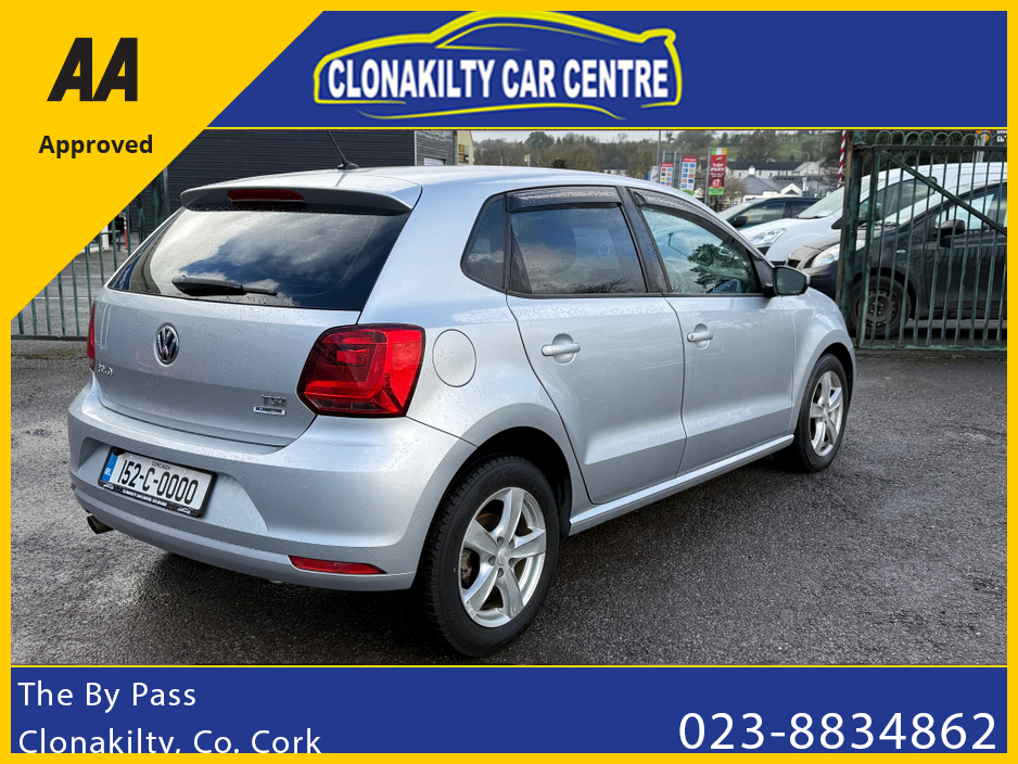 2015 Volkswagen Polo Vw Polo 1.2 Petrol Tsi Automatic €11,950