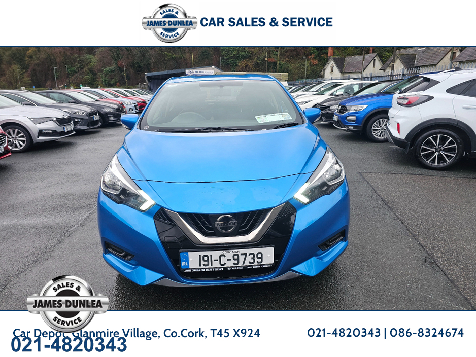 2019 Nissan Micra 1.0 SV MY19 4DR €12,500