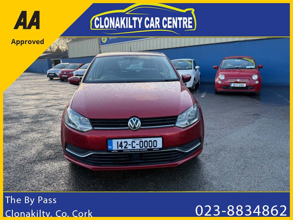 2014 Volkswagen Polo One Owner Vw Polo 1.2 Tsi Automatic €10,950