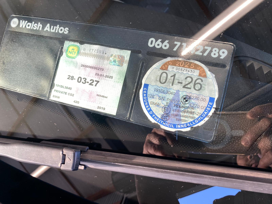 2019 BMW 4 Series D F36 M SPORT GRAN COUPE 5 5DR A