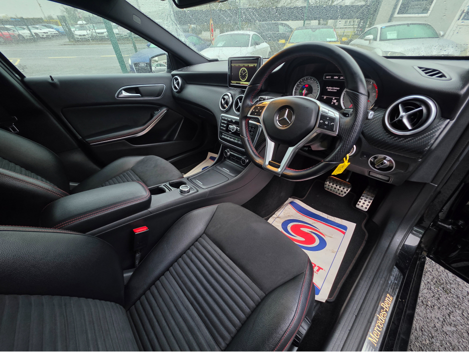 2013 Mercedes-Benz A Class ( 132 REG A180 AMG LINE  HALF LEATHER SEATS  / HI SPEC / SYSTEM LOW ROAD TAX BAND / SIMI DEALER €13,450