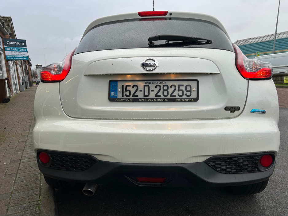 2015 Nissan Juke 1.5 DCI TEKNA SUV in White + Black Detail & Black Leather - Trade-In Welcome - Assured Dealer Warranty & Fully Serviced - €7,950