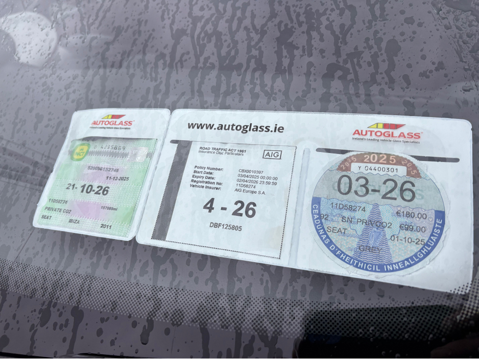 2011 SEAT Ibiza 1.2 TDI CR ECOMOTIVE SE 5DR €3,995